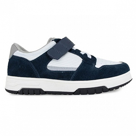 Кроссовки ортопедические Ортобум для мальчиков 33054-03 синий бархат с белым. Изображение 6 из 6