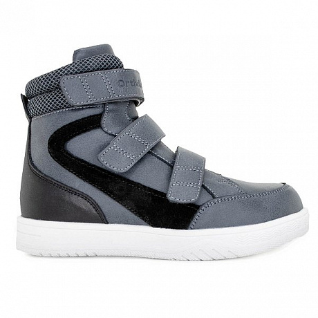 Ботинки ортопедические Ортобум утепленнные для мальчиков 81054-02 дымчатые. Изображение 4 из 6