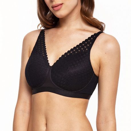 Бюстгальтер Megami для фиксации экзопротеза M9109 черный. Изображение 2 из 3