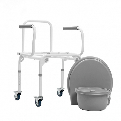 Кресло-туалет Ortonica на колесах TU 80. Изображение 3 из 5