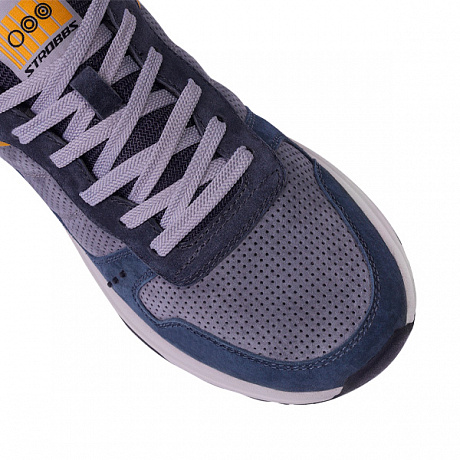Кроссовки Strobbs мужские C3673-10 серый/синий. Изображение 3 из 4