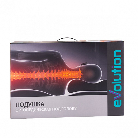 Подушка ортопедическая Evolution Rest с эффектом памяти ребристая двухслойная со вставками Т.950М. Изображение 13 из 14